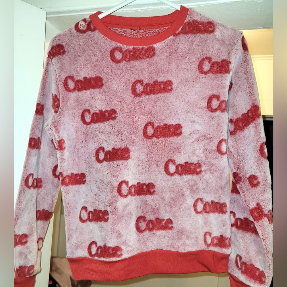 Soft Red Coca Cola Crewneck